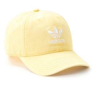 Adidas light Yellow Relaxed Strapback Hat